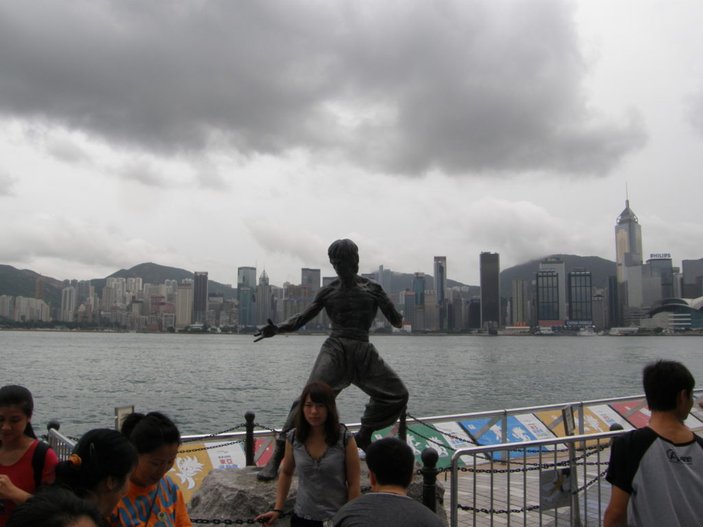 Bruce Lee Denkmal auf der Avenue of Stars
