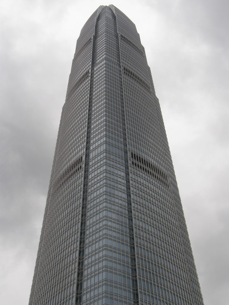 Der IFC-Wolkenkratzer in Hongkong