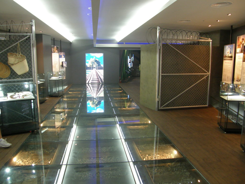 Im Wiedervereinigungsmuseum unweit der Grenze