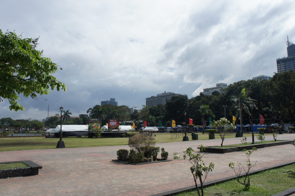 Der Rizal-Park im Stadtzentrum von Manila