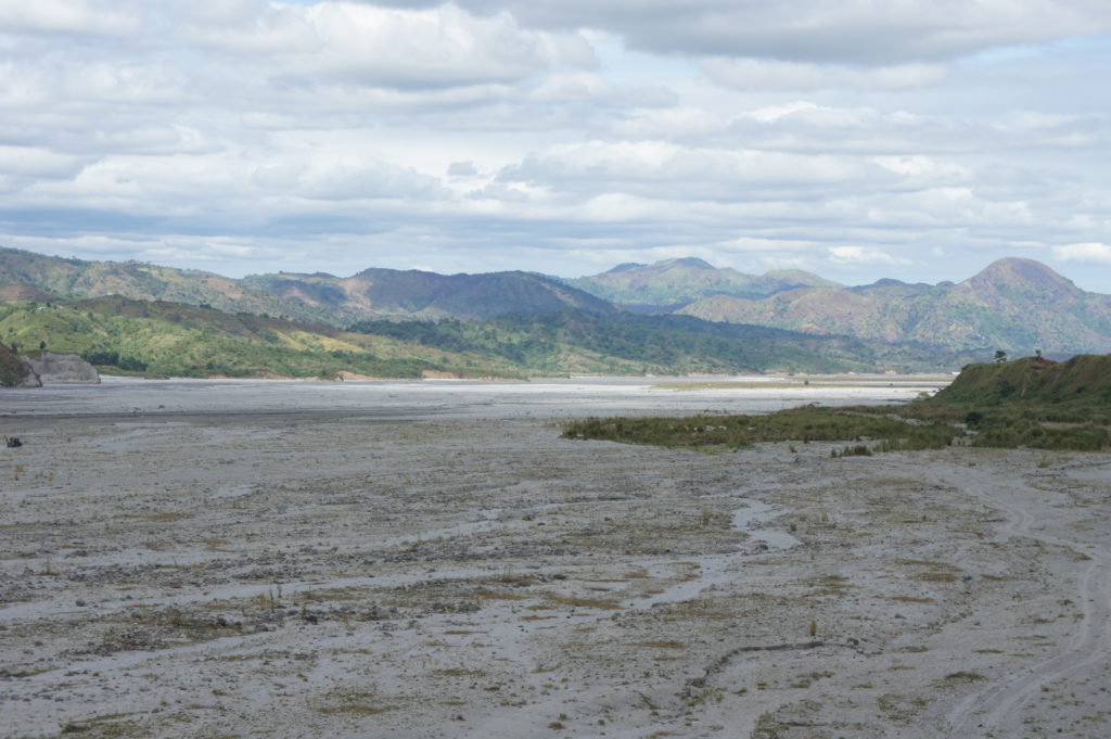 Blick über das heute topfebene Crow Valley