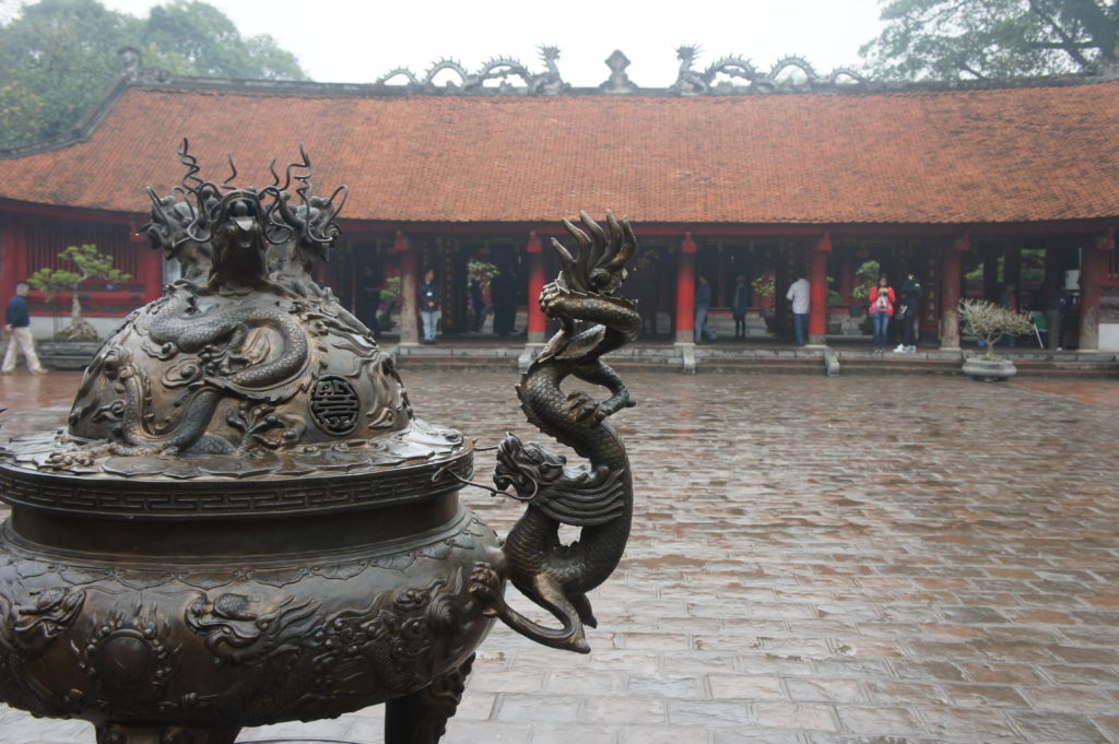 Im Literaturtempel von Hanoi