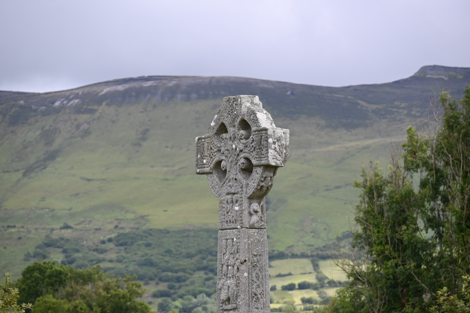 Keltenkreuz auf dem Friedhof von Drumcliffe