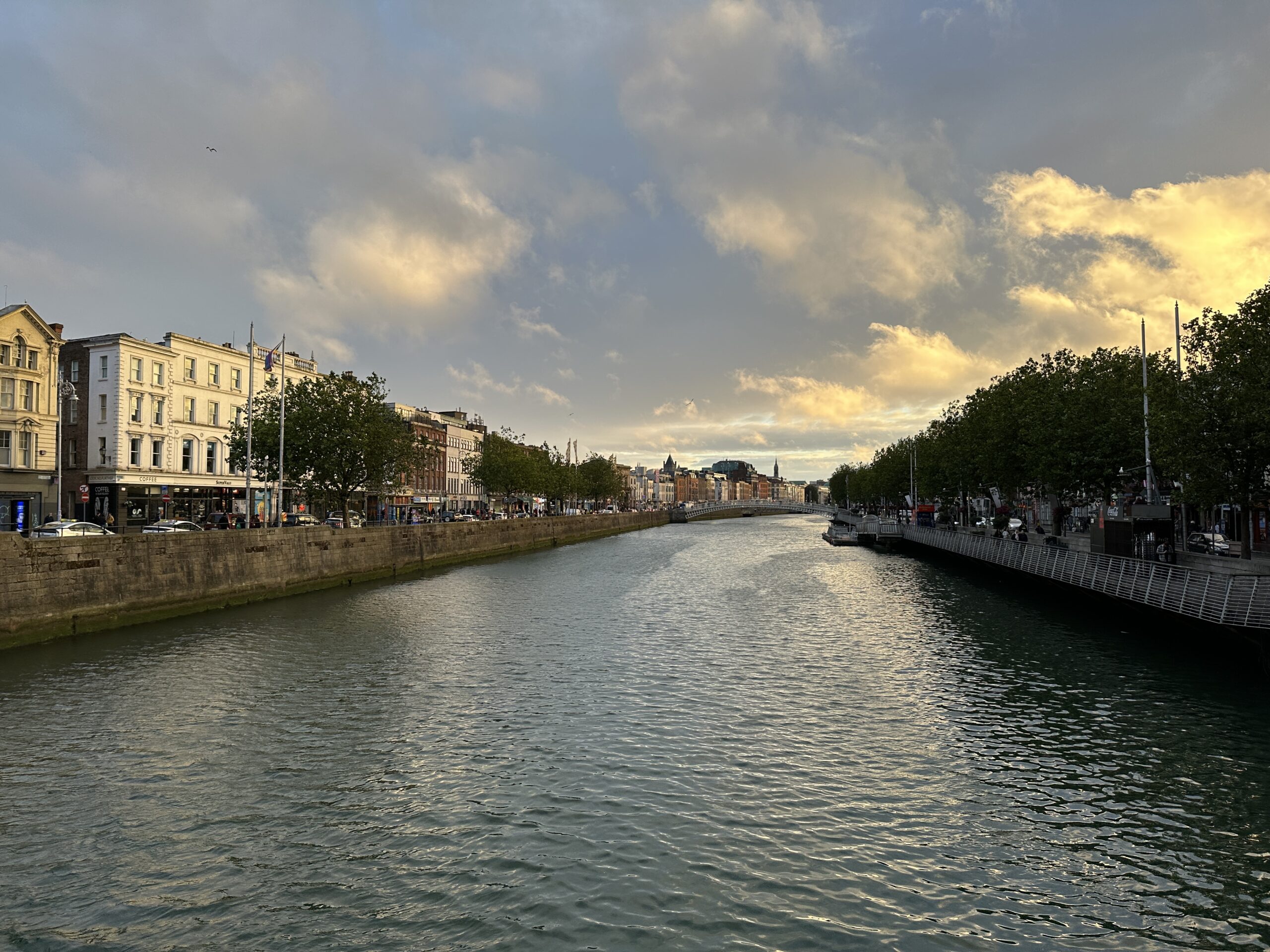 Der River Liffey im Zentrum von Dublin
