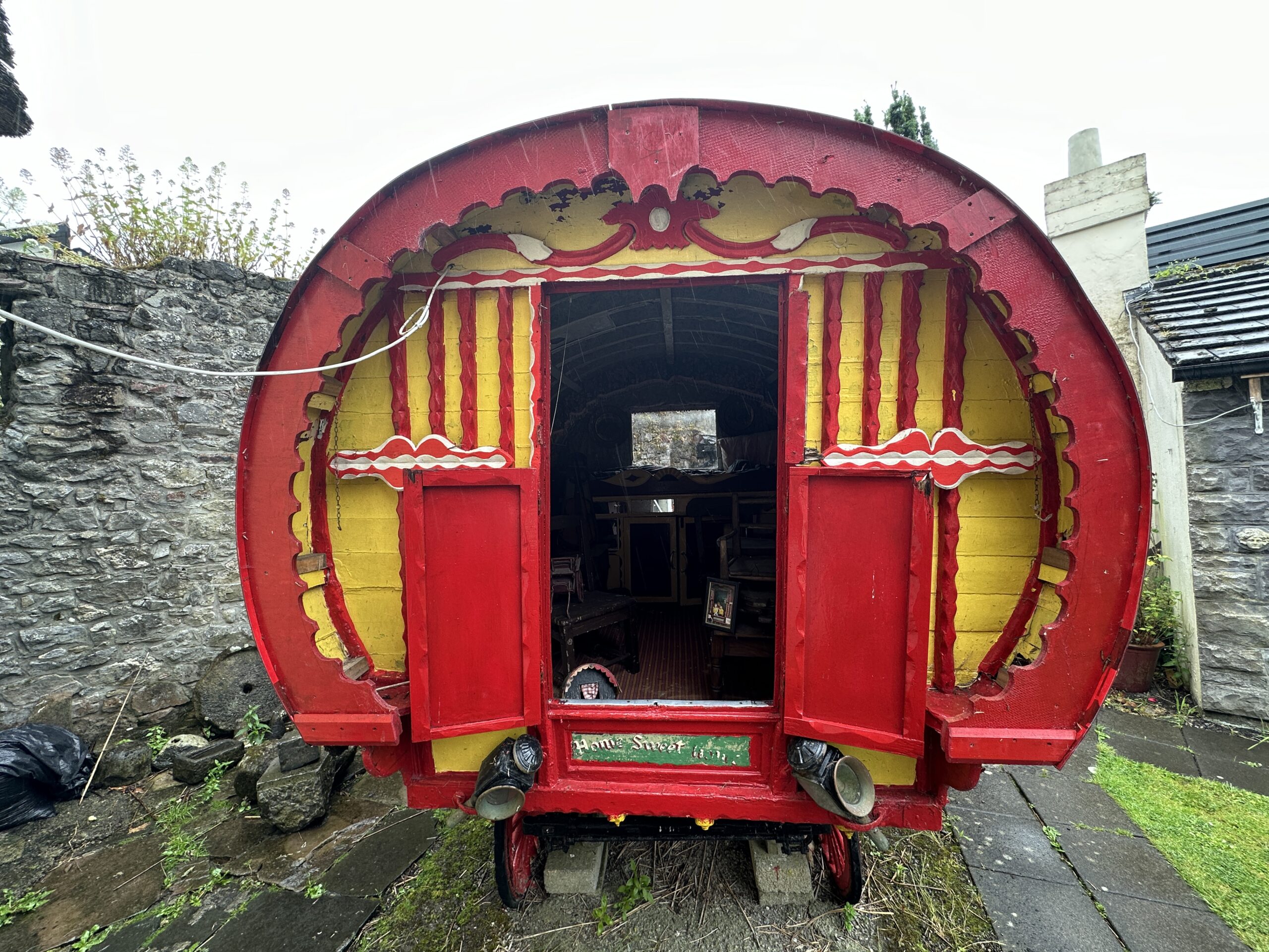 Wohnwagen der "Tinker" - dieser wurde bis in die 1980er benutzt