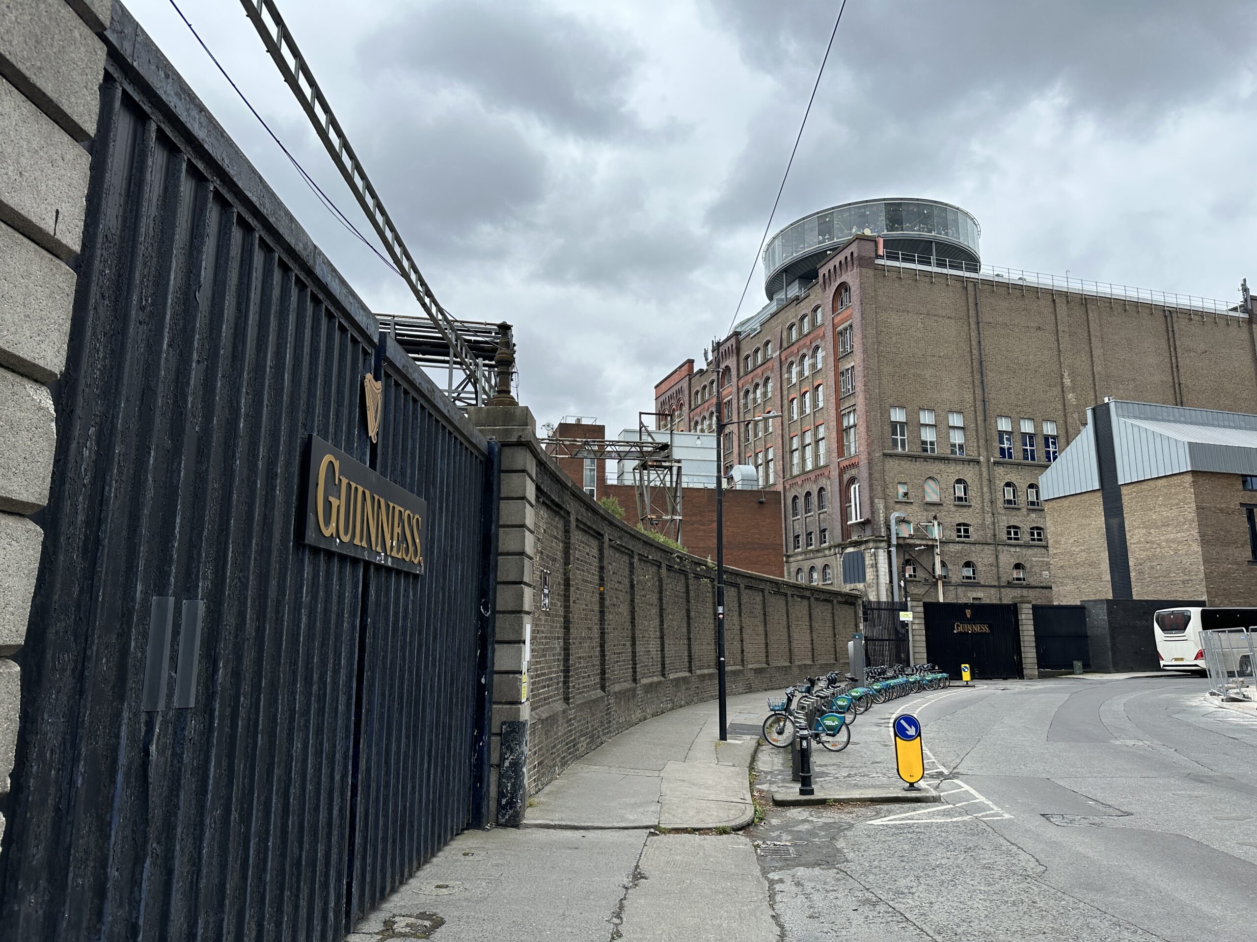 Riesige Anlage: Die Guinness-Brauerei