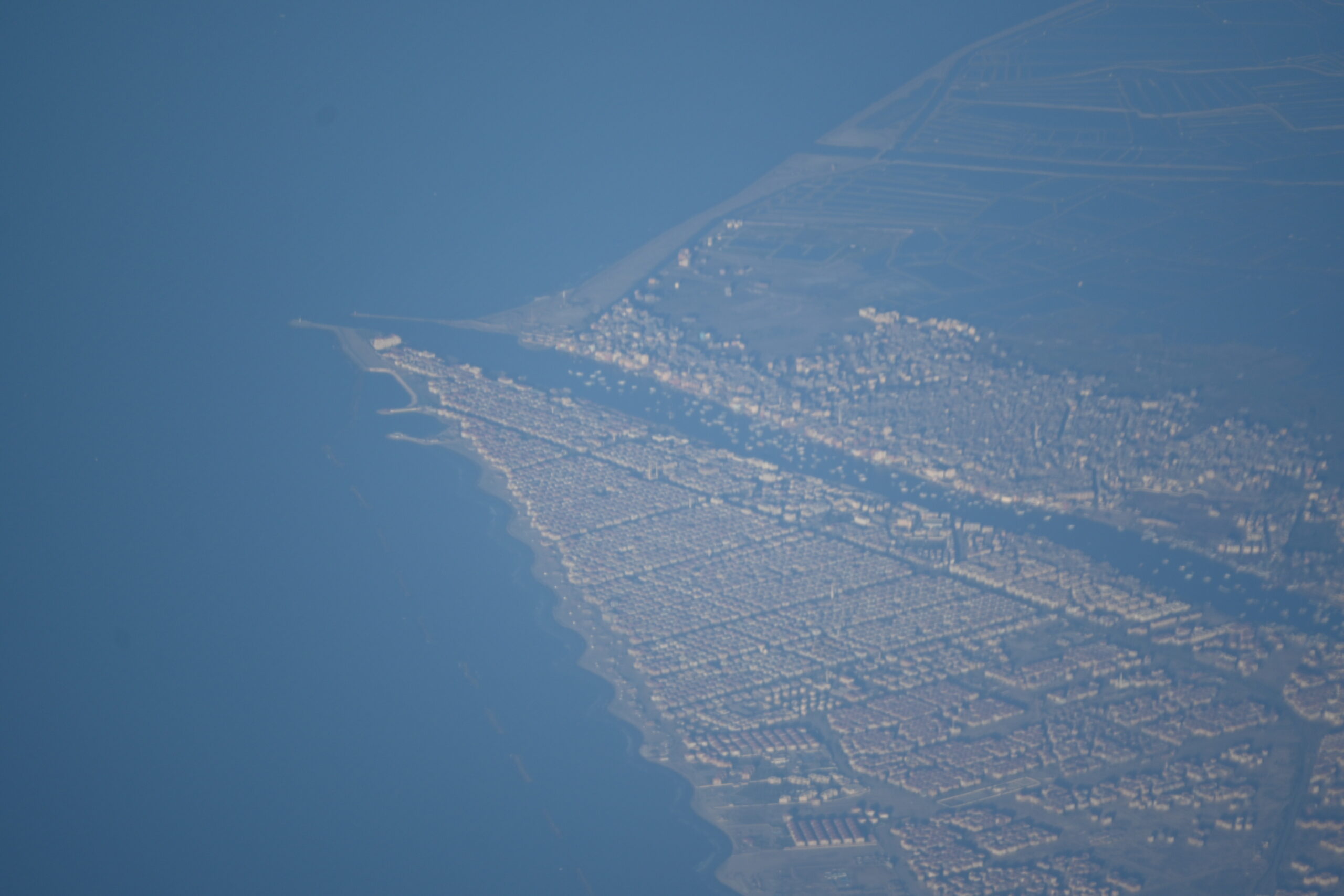 Eine der Mündungen des Nil ins Mittelmeer bei Ras El-Bar, unweit von Alexandria