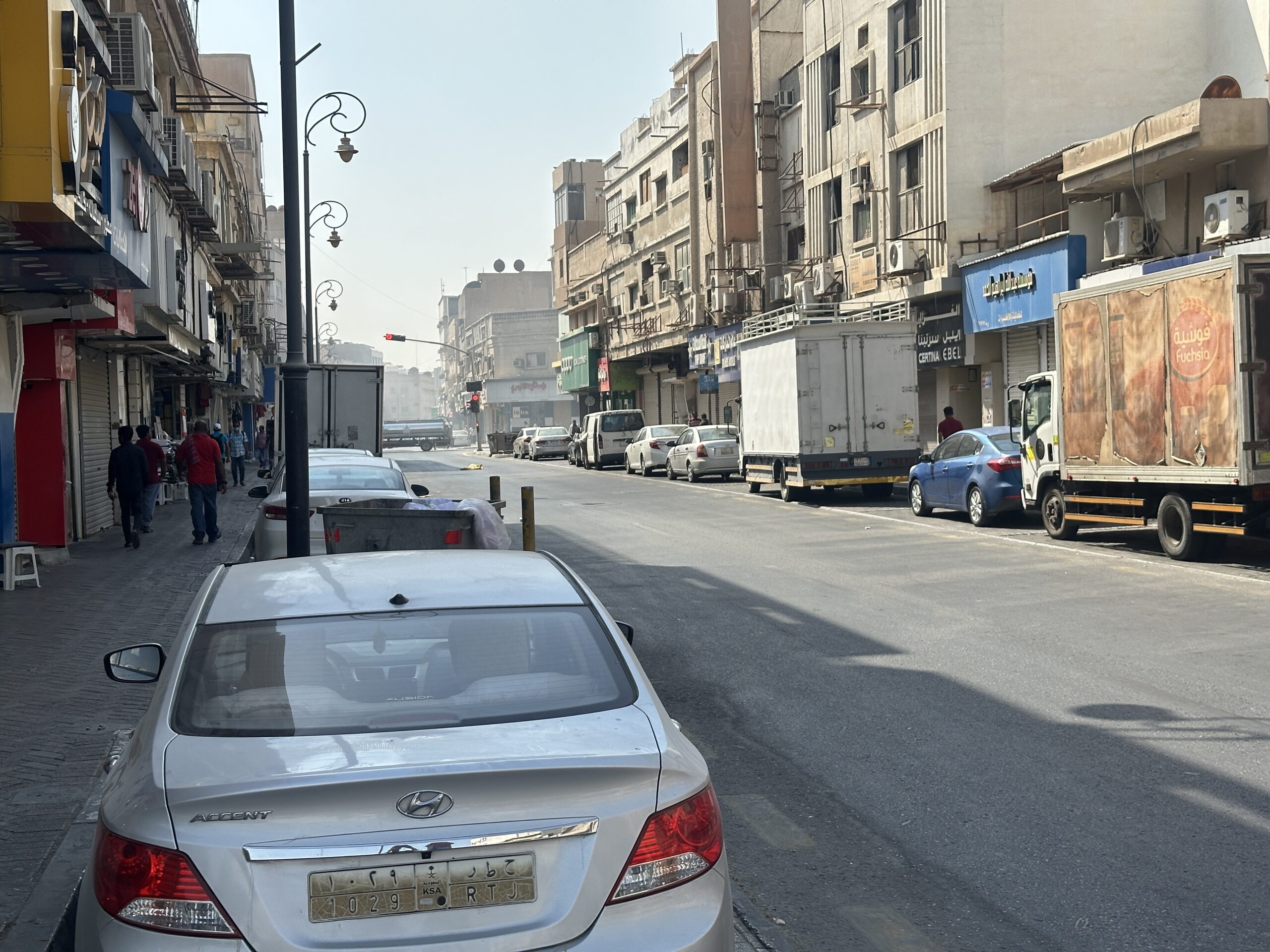 Muss auch mal sein: Einfach mal ein Foto von ... nichts Besonderem. Stadtzentrum von Hofuf